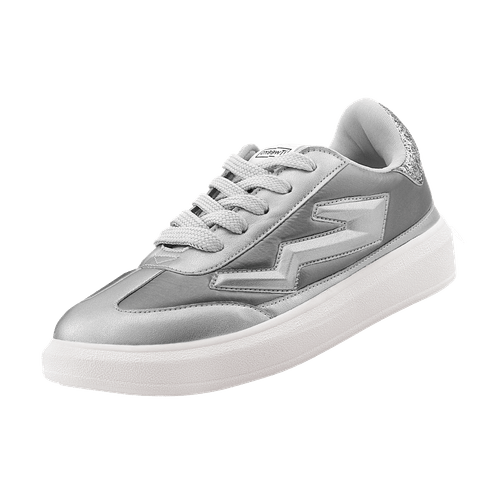 TÊNIS RETRO 3D PRATA