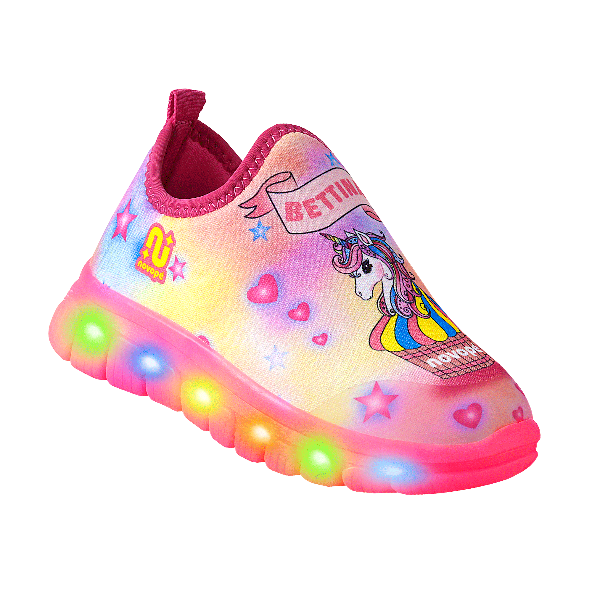 Unicórnio Infantil Tenis De Unicornio Tamanho 36 TÊNIS BOTINHA